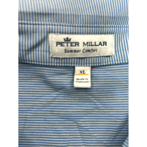 Peter Millar Men's Blue Summer Comfort Polo XL - Picture 4 of 6